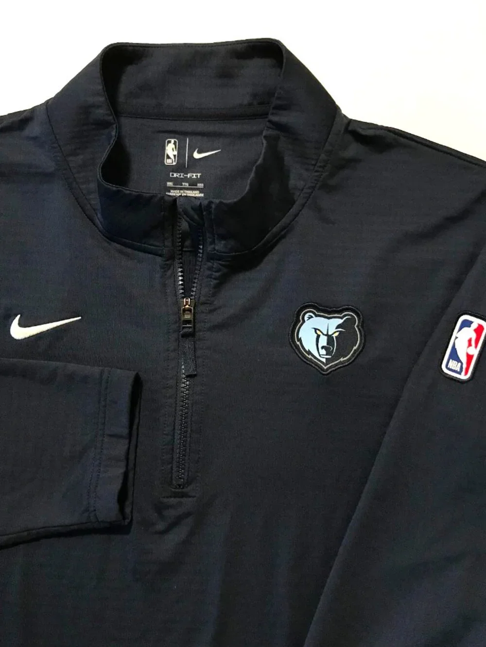 Men's Nike Memphis Grizzlies 1/4 Zip Pullover-Size 2X (Navy